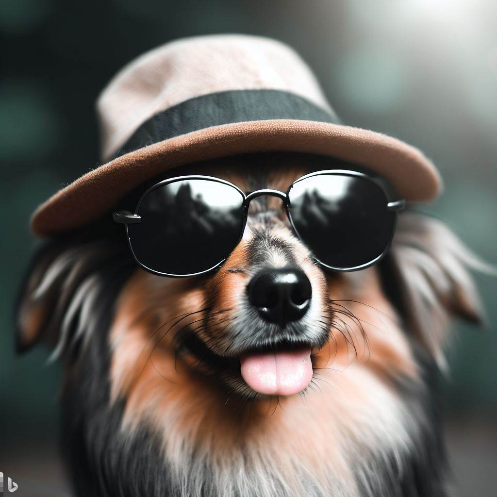 Bing AI - cool piesek